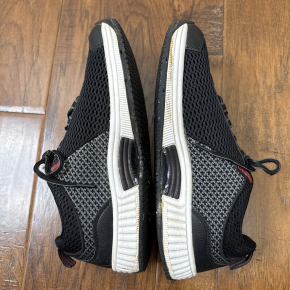 Orthofeet Orthopedic Walking Sneaker Shoes Men\'s 8.5 D Black Comfort Wide Mesh main image 4